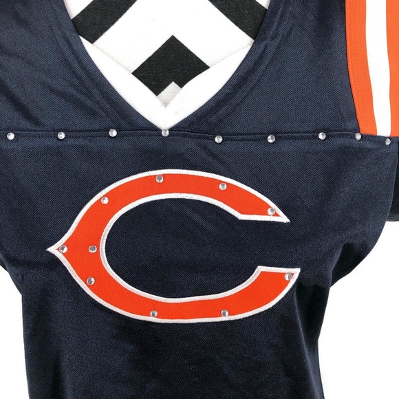 Team Apparel Chicago Bears Rhinestone Jersey - Picture 2 of 4